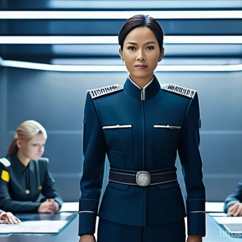 승리의여신 니케 클랜 생성 및 관리법 - **Image Prompt 1: The Inspiring Clan Leader**
    A female Commander, in a sleek, futuristic militar...