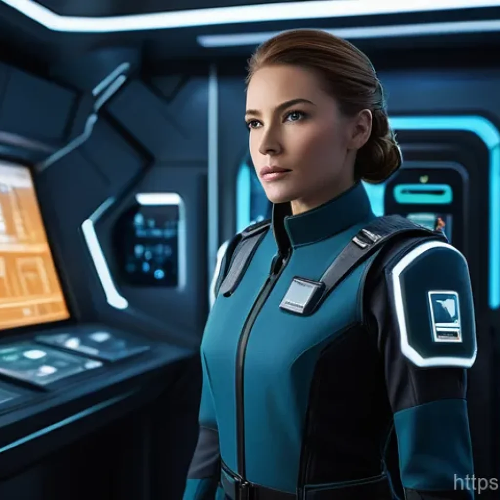 승리의여신 니케 초보자 패키지 구매 - A skilled female commander, dressed in a sleek, futuristic uniform (modest, practical design, no rev...